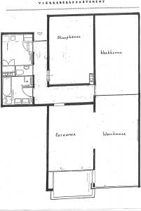 4 kamer appartement